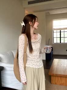 Women Tops - Apricot - View 4