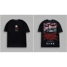 T-Shirt Blouse New Hot Selling Vintage Blouses Cute Top 100 Percent Cotton Shirts For Men Manfinity Men Graphic Tees Women DARCSPORT  Co-Branded  Brand Wolf Head Short-Sleeve Printed Loose Heavy Cotton Crew Neck T-Shirt Short-Sleeve - T251204黑色 - 查看 4