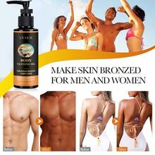 Self-Tanning Body Oil With Enhanced Bronzing Effect And Super Moisturizing, Natural Bronze Glow Without Sun Exposure, Perfect For Summer Beach Look, Unisex Body Care - Multi Scents - View 4