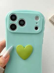 Basic Phone Cases - לב תלת-ממדי צהוב - ראה 4