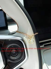 1pc Alloy Gradient Butterfly Pendant Car Hanging Ornament Creative Elegant Car Decoration Hanging Accessory Steering Wheel Decor Pendant Car Interior Accessory - A - View 11