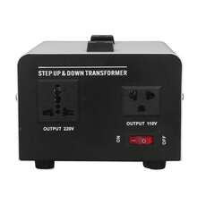 Transformador convertidor de voltaje ST Y1500VA, 1500W a transformador de potencia con protección contra sobrecarga - Tipo de Enchufe B USA (110-127V) - Ver 1