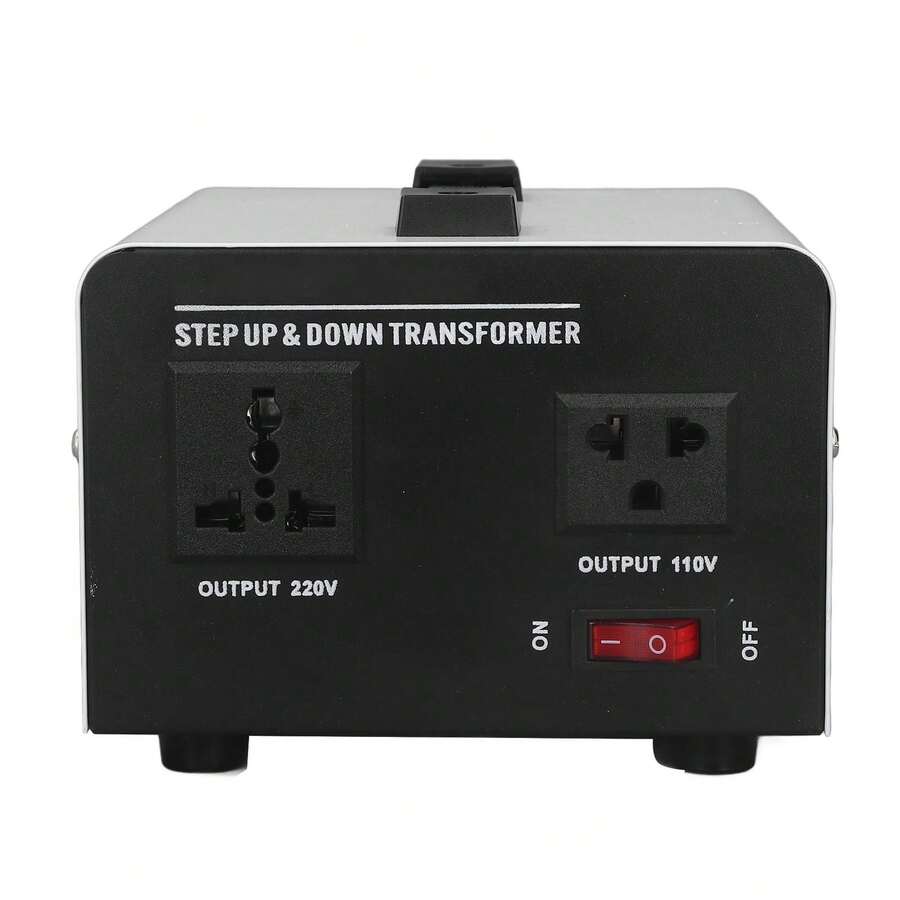 Transformador convertidor de voltaje ST Y1500VA, 1500W a transformador de potencia con protección contra sobrecarga - Tipo de Enchufe B USA (110-127V) - Ver 1