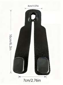 Juego de ganchos para respaldo de asiento de coche (con 2 ganchos), diseño de gancho oculto - Hecho de cuero PU, apto para todos los modelos de coche, puede colgar bolsos y mochilas en el reposacabezas - Regalo de alta calidad para Navidad, Acción de Gracias, Pascua, Cumpleaños, Día de la Madre y también apto para decoración interior y del hogar - Multicolor - Ver 5