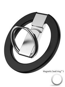 Magnetic Phone Ring Holder - Multiple Color Options, Ring Holder, Suitable For Phones, Phone Grips And Phone Accessories | Alloy Material Phone Holder | Durable Phone Holder, (Includes One Metal Plate,) - Multicolor - View 13