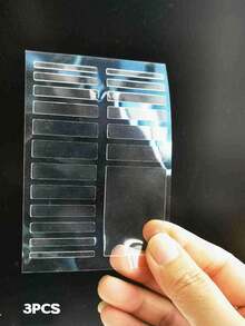 透明戒指尺寸调节器，隐形戒指尺寸缩小器，女士松紧戒指调节器，透明DIY缝纫珠宝工具套装，松紧戒指调节套装 - 适用于结婚戒指和珠宝，佩戴舒适 - 彩色 - 查看 16