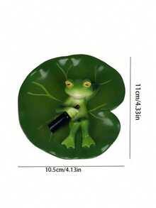 1pc Resin Frog Sculpture Garden Decor, Art Statue, Wall-Mounted Planter Hanging Ornament, Creative Home Office Desktop Flower Pot Decoration, Indoor Plant Decor, Outdoor Decor, Planter Pot Sculpture Decor, Graduation Gift For Friends, Lovers And Family - Multicolor - View 8