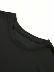 Magliette da uomo, outfit estivi - Nero - Visualizzare 3