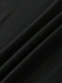 GiftGiftCamiseta Casual con Estampado de Luna y Flores para MujerSuaveSuave - Negro - Ver 5