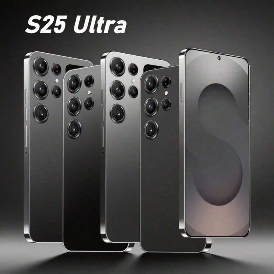 Popular Mobile Phone S25 Ultra Android Smartphone 16+1TB Hot-Selling Secondary Screen Mobile Phone - Gray - 查看 1