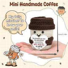 1pc Coffee Cup Is More Than Just A Gift-It Wants Them To Get A Comfortable, Happy And Fresh Start On Their Next Trip. Put It On The Monitor Or Desktop To Instantly Improve Your Mood. This Is A Great Gift, For Employees, Birthday, Farewell Gifts, Retirement Gifts For Colleagues, Valentine's Day, Christmas, White Elephants, Easter, Anniversary Gifts. - Multicolor - View 2