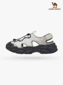 CAMEL CROWN Women's Casual Sports Sandals, Summer Breathable Anti-Slip Durable Outdoor Hiking Trekking Sandals - Ivory/Black - View 2