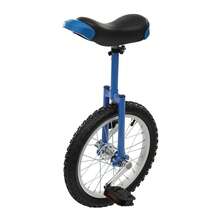 Futchoy 16in Outdoor Wheel Unicycle, Height Adjustable Unicycle, One Wheel Bike - Blue - View 6