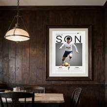 1pc Famous Football Star Poster Modern Inspirational Canvas Painting Picture Soccer Wall Art Home Decoration Print Living Room Decor - Multicolor - View 8