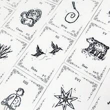 Bộ bài Tarot Lenormand cổ điển, trò chơi để bàn dạng bảng, thích hợp cho việc bói toán hàng ngày. - Nhiều màu - Xem 6