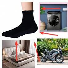 EnerWear 10P Pack Unisex Cotton Moisture Wicking Cushion Ankle Socks - Mix Color 02 - View 3