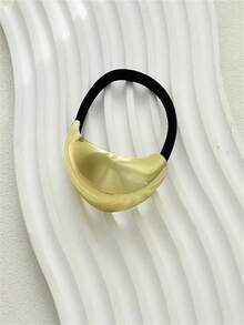 3 piezas Coletero de metal dorado, elegante y versátil, accesorios para el cabello con elástico estirado para mujeres, coleteros, bandas elásticas para el cabello, scrunchies, cuerda para el cabello, elásticos para el cabello, accesorios para la cabeza, banda elástica, para festival, fiesta - Multicolor - Ver 9
