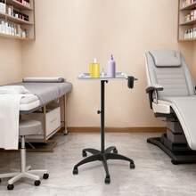  Salon Tray, Height Adjustable Salon Tray On Wheels, Hair Color ServiceTray Durable And Non-Rusting - View 7