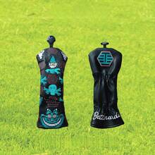 New Bettinardi Golf Headcovers |   Driver Fairway Wood & Putter Covers |   PU Leather Protective Head Covers - Mèo Xanh - Đùi Gà - Xem 3