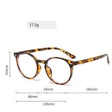 1 Pair Women's Round PC Frame Fashion Eyeglasses - Multicolor - View 2