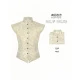 25801 Jacquard Vest Style 2 White