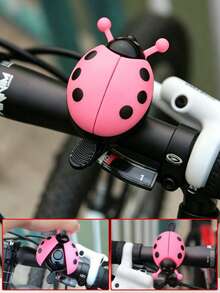 1pc Cartoon Beetle/Ladybug Bicycle Bell, Motorcycle Bell, Bike Bell, Clear And Bright Sound, Suitable For Mountain Bike/City Bike/Motorcycle Accessories, Anti-Rust, Bicycle Decoration, Korean Pop Music - Bell - View 8