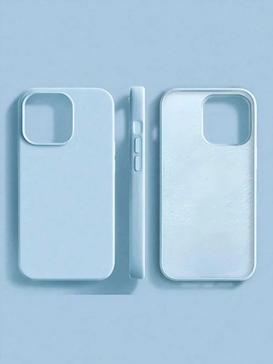 2.0mm厚液态硅胶手机壳，兼容苹果17、16、15、14、13、12、11 Pro Max，全方位保护，防水防震防摔防刮，国际版，非国内版 - 淺藍色 - 查看 1