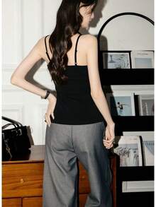 Women Tank Tops & Camis - Black - View 2