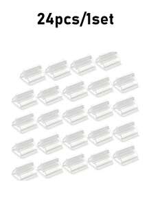 Bộ 24 kẹp thẻ bàn nhỏ bằng acrylic trong suốt, giá đỡ thẻ acrylic, giá đựng thẻ bàn nhỏ cho đám cưới, thích hợp để đựng thiệp cưới, ảnh, ghi chú, trưng bày tranh ảnh, 1 chiếc - Nhiều kiểu dáng - Xem 16