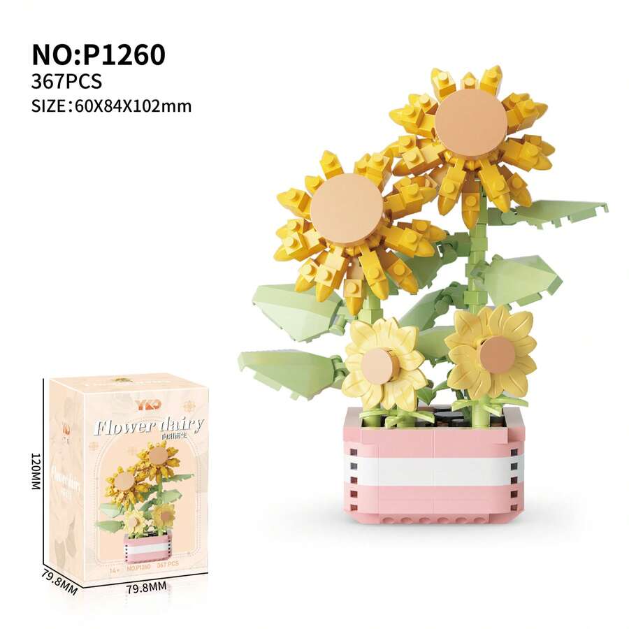 Mikropartikel-Bausteinblumen - D - Übersicht 1