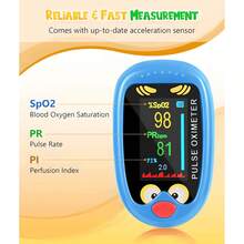 USB Rechargeable Pediatric Oximeter, SpO₂ And Pulse Monitor For Children, User-Friendly Design For Home Use - View 9