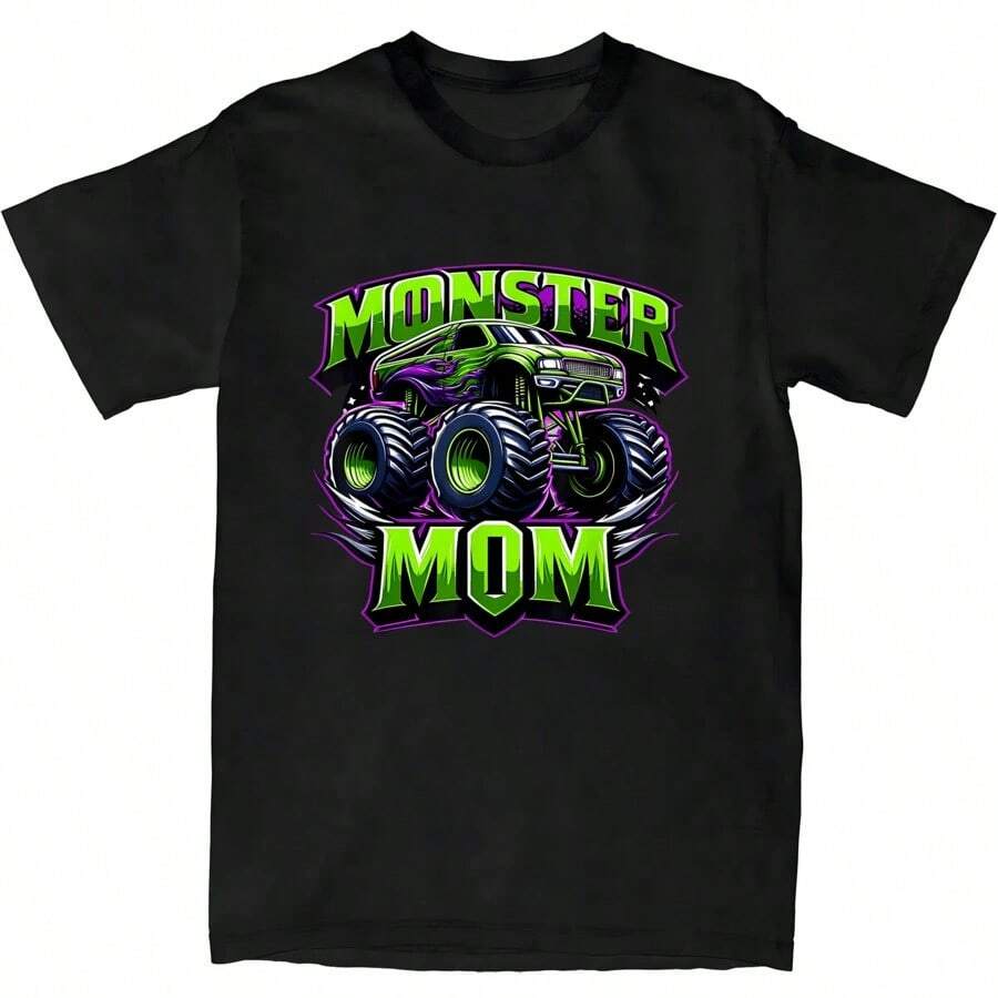 Summer Outfits For WomenMonster-Truck-Papa-Monster-Truck-Are-My-Jam-Truck-Lovers-T-Shirtsummer Outfits For Womensummer Outfits For Women,Summer Tops - Đen 3 - Xem 1