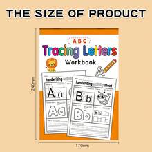 32-Page Practice Book For Tracing And Writing The 26 English Letters A-Z, With Illustrations And Letter Coloring, Stroke And Pen Control Training. Suitable For Boys And Girls Aged 3 And Above, An Educational Aid, A Preschool Workbook, Ideal For Early Childhood Learning To Write, And A Helpful Guide For Home And Kindergarten Learning. - Multicolor - View 3