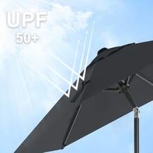 SONGMICS Patio Awnings - gris - Ver 3