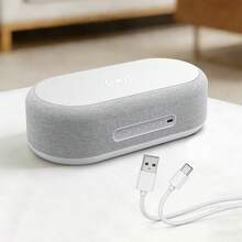 Multifunctional Wireless Charger With Alarm Clock Time LED Light Thermometer, 15W Fast Charging Station For IPhone Desktop Charging Base For Home Office - Grey - View 8