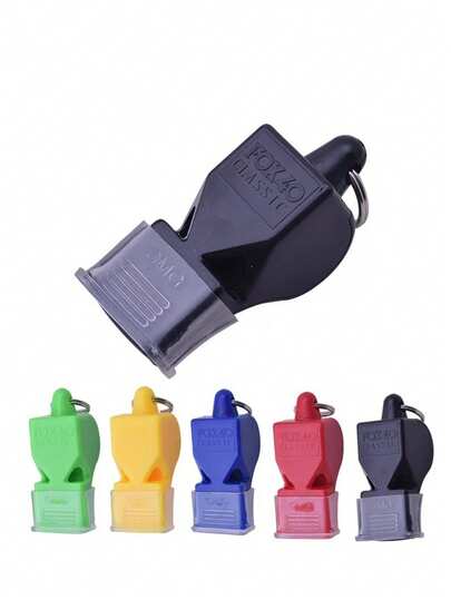 1pc Fox Whistle Outdoor Sports Referee Rescue Whistle With Teeth Guard, High Pitch Whistle For Volleyball, Basketball, Football Match And Training