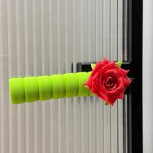 Realistic Rose Flower Doorknob Cover, Decorated With Rose Water, Suitable For Decorating House/Office Doors, Wedding Anniversaries And More. Features Include Anti-Static, Anti-Collision, Warm Protection For Cold Regions - Green Doorknob Gloves - View 17