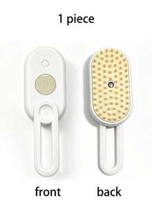 1个宠物蒸汽按摩刷，猫狗漂浮式毛发清洁器，免冲洗宠物蒸汽刷，无线蒸汽按摩刷，一键式梳理，USB充电，适用于猫狗，日常护理工具，长毛宠物便携式毛发护理工具 - 彩色 - 查看 13