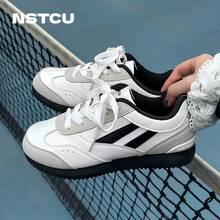 NSTCU Retro Canvas Sneakers For Women 2026 New Summer Lightweight Platform Casual Shoes Versatile White & Black - Black and White - View 9