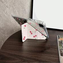 1 chiếc ốp lưng máy tính bảng trong suốt hình trái tim anh đào, có chân đế gập ba, tự động tắt/mở màn hình, tương thích với iPad Pro 11, Air 11/13 M3, 11 A16, thế hệ thứ 10/9/8/7, Air 4/5, 10.9/10.2/9.7 inch & Galaxy Tab S10/S9/S8 Series, Tab A9+/A8, S10 FE/S9 FE, 11/12.4 inch - Nhiều màu - Xem 2