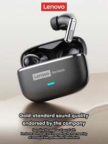 Tai nghe Bluetooth Lenovo LE208 tối giản, Bluetooth 6.0, ghép nối tức thì, độ trễ thấp, chất lượng âm thanh Hi-Fi, khử tiếng ồn thông minh ENC, thời lượng pin dài, phù hợp cho thể thao, công việc, học tập, tương thích với điện thoại thông minh và máy tính. - Xem 2