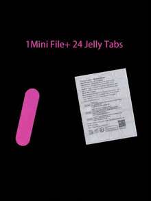 24片透明黄色花朵假指甲，色彩鲜艳的美甲贴纸，可移除可重复使用的美甲贴片，适合日常、派对、旅行 - 黃色 - 查看 8