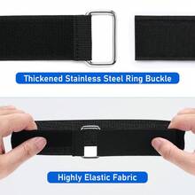 2pcs Foot Pedals, Suitable For Oval Pedal Board Under Desk, Elderly Foot Pedal Fitness Equipment, Home Workout Accessory - 2pcs Foot Pedal Belt - View 3