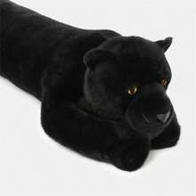 115cm/45.27inch Long Plush Pillow, Soft And Fluffy Stuffed Animal, Suitable For Home Decor, Sofa Cushions, Party Decorations, Children's Birthday Gifts, Graduation Season, Weddings, Halloween. - Black - View 8