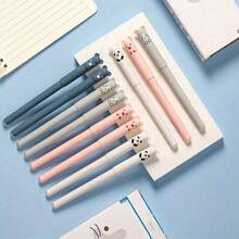 21支/套 可擦泰迪熊动物主题圆珠笔，易擦黑色和蓝色墨水，动物文具，返校必备办公用品 - Sets - 查看 4