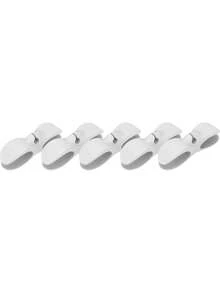 20/15/10/8/6/1pcs Set, No Drill Adhesive Cable Organizer Clips, Kitchen Appliance Cord Management, Desktop Data Cable Clips, Home Wire Winder Clips, Kitchen Accessories, Home Supplies, July 4th, Room Decor, Storage Room, Kitchen Organizer, Camping, Laundry Room Accessories, Desktop Decor, Storage Rack, Kitchen Supplies, Kitchen Decor, Kitchen Essentials, Kitchen - White - View 15