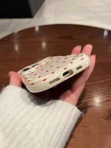 蛋糕点状印花奶油纹理波浪边亮面喷漆防摔手机壳，兼容 17 Pro/17 Air/17/17 Pro Max/16/11/16 Pro/16 Plus/16 Pro Max/16 e/15 Pro Max/13/14/12/XS/XR/7G/8P，兼容三星 Galaxy 11/12 Pro/12/12 X/13 Pro/14 Pro/15 Pro/X3 Pro，兼容 Redmi 10/9/Note9/12c/Note11 Pro/Note8 Pro/9C/9a - 彩色 - 查看 5