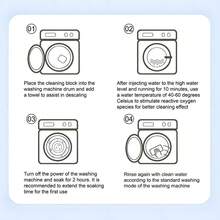 Kit Of 24 Effervescent Tablets For Washing Machines – Deep Cleaning/ Eliminates Hidden Odors And Residues - Bộ gồm 12 sản phẩm - Xem 8