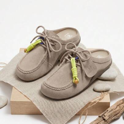 CAMEL CROWN Women's Casual Slippers, New Early Spring Birkenstock-Style Slippers With Soft Cork Soles For Outdoor Wear