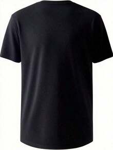Men's Crew Neck T-Shirt, Printed Shirt For Football Fans And Casual Shirt, Ideal For Sporting Events And Casual Wear, Made Of Comfortable Cotton. 2026 - 黑色 - 查看 2
